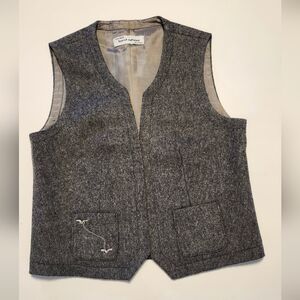 Vintage Grey Wool Vest